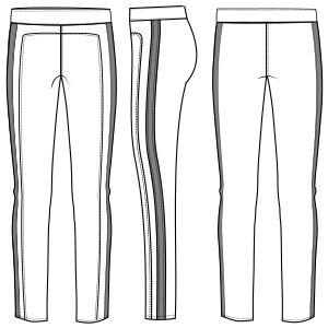 Moldes de confeccion para DAMA Pantalones Calza 6049